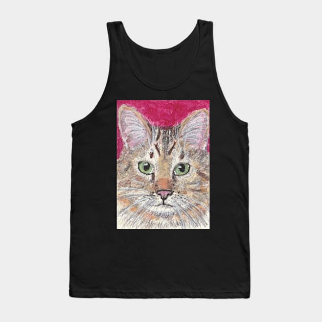 Tabby cat face Tank Top by SamsArtworks